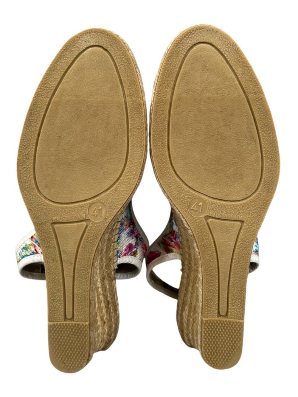 Azura by Spring Step Jeanette Floral Espadrille Wedge Sandals Size 41 - Picture 8 of 12